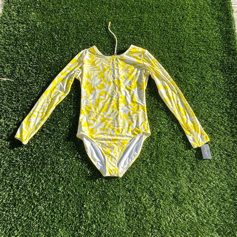 Kate Spade Long Sleeve One Piece Swim Suit Rash Guard Paddle Bathing Suit